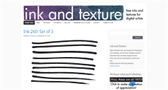 Desktop Screenshot of inkandtexture.com